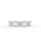 18K Eternity Baguette Diamond Ring — TOP