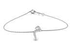 18K Arabic Alphabet Diamond Bracelet — TOP