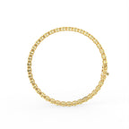 Sterling Silver Diamond Bracelet — FRONT/BACK