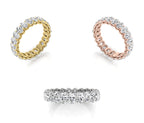 vimg:FJ4034|vimg:FJ3276|vimg:FJ3278|vimg:FJ3279|vimg:FJ3993|14K White Gold Full Eternity Oval Diamond Ring — 3 COLOR