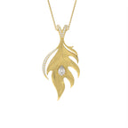 18K Diamond Pendant — FRONT