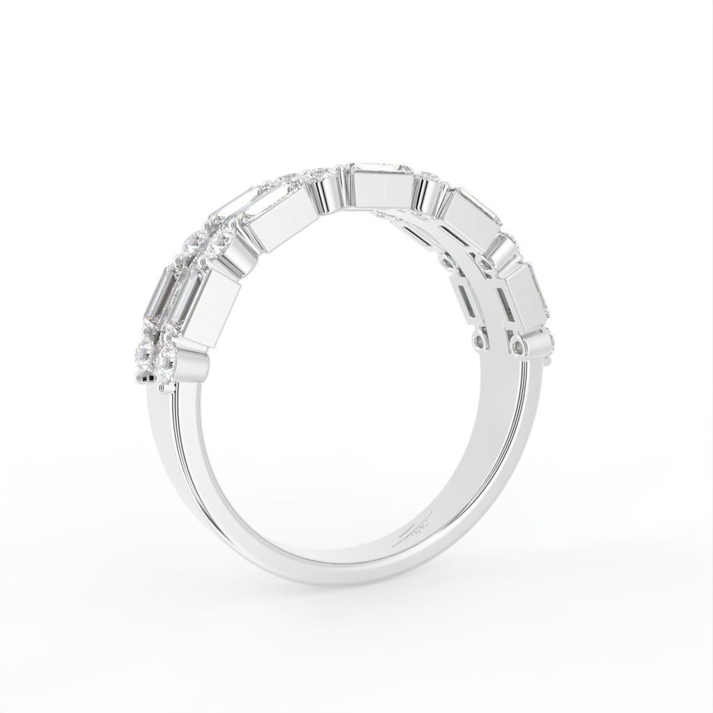 18K Eternity Diamond Ring — 3D VIEW
