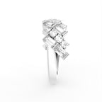 18K Eternity Baguette Diamond Ring — SIDE