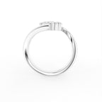 18K Bespoke Baguette Diamond Ring — FRONT