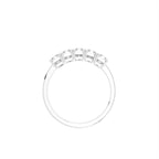 18K Solitaire Emerald Cut Diamond Ring — FRONT