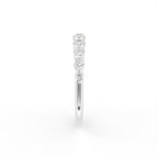 18K Half Eternity Diamond Ring — SIDE