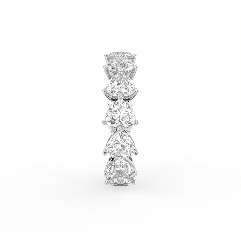 18K Eternity Diamond Ring — SIDE