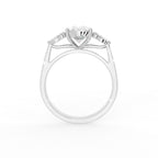 vimg:FJ6837|vimg:FJ6778|18K White Gold Solitaire Oval Diamond Engagement Ring — FRONT
