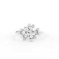 18K Bespoke Cluster Diamond Ring — TOP