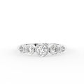 18K Bespoke Round Diamond Ring — TOP