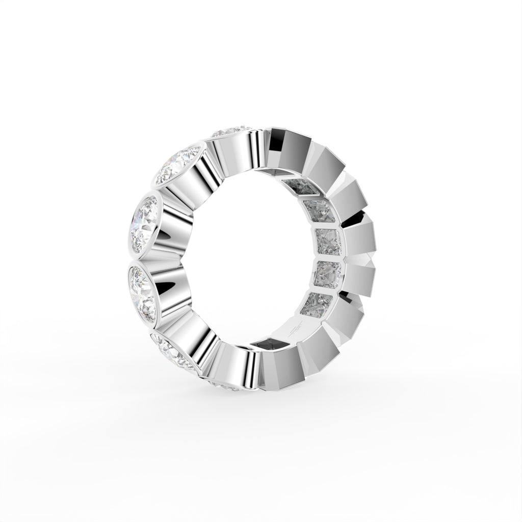 18K Eternity Diamond Ring — 3D VIEW