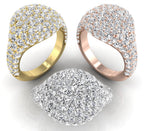 18K Bespoke Diamond Ring — 3 COLOR