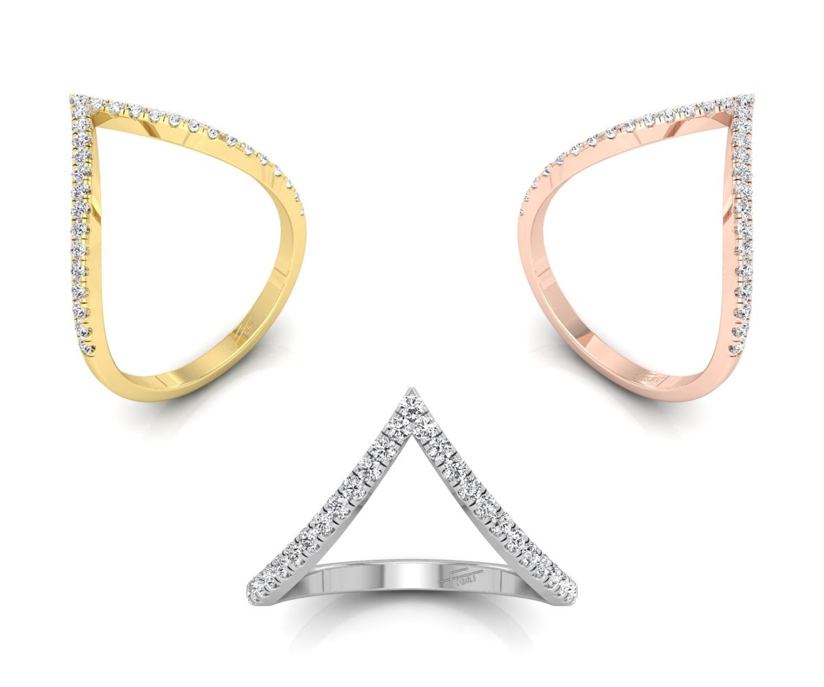 18K Bespoke Diamond Ring — 3 COLOR
