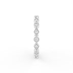 18K Bespoke Diamond Band Ring — SIDE