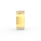 Sterling Silver Diamond Ring — 3D / RIGHT