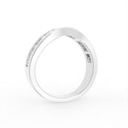 18K Yellow Gold Baguette Diamond Eternity Ring — 3D VIEW