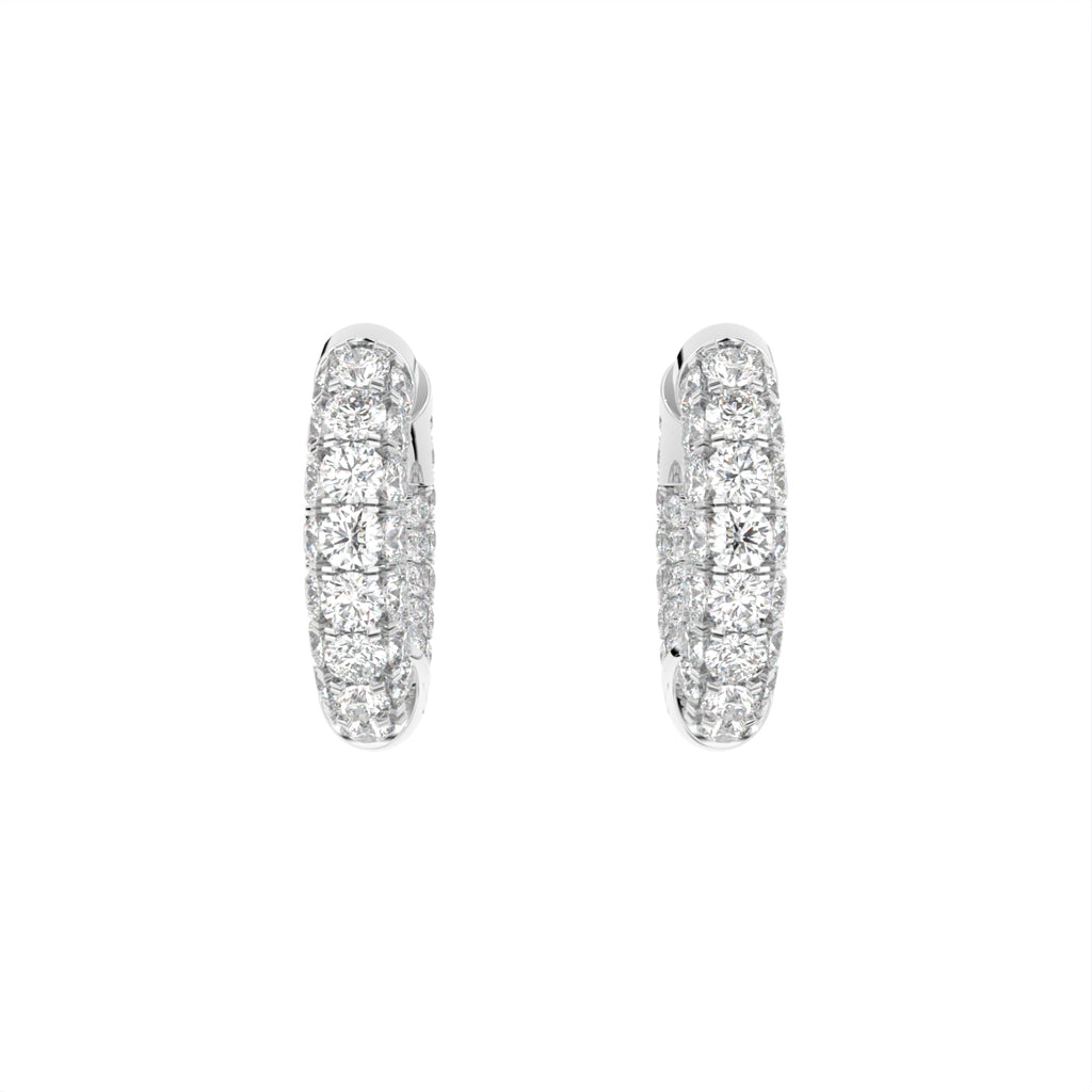18K Bespoke Diamond Earrings — TOP