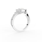 18K Solitaire Diamond Ring — 3D VIEW