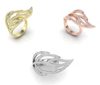 18K Bespoke Openwork Diamond Ring — 3 COLOR