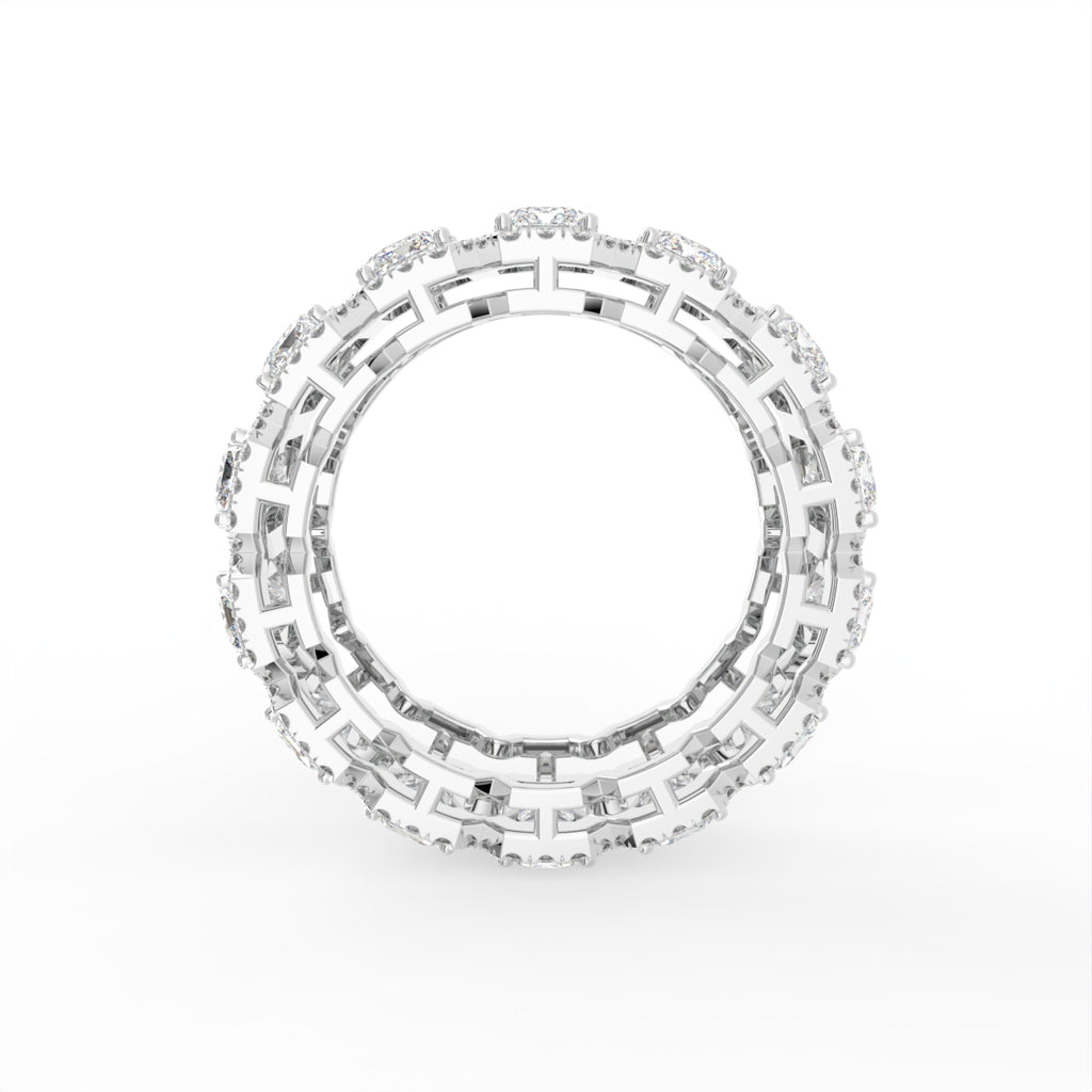 18K Eternity Diamond Ring — FRONT