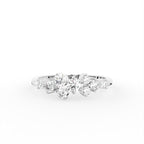 18K Eternity Round Diamond Ring — TOP