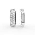 18K Pear Diamond Open Ring — SIDE