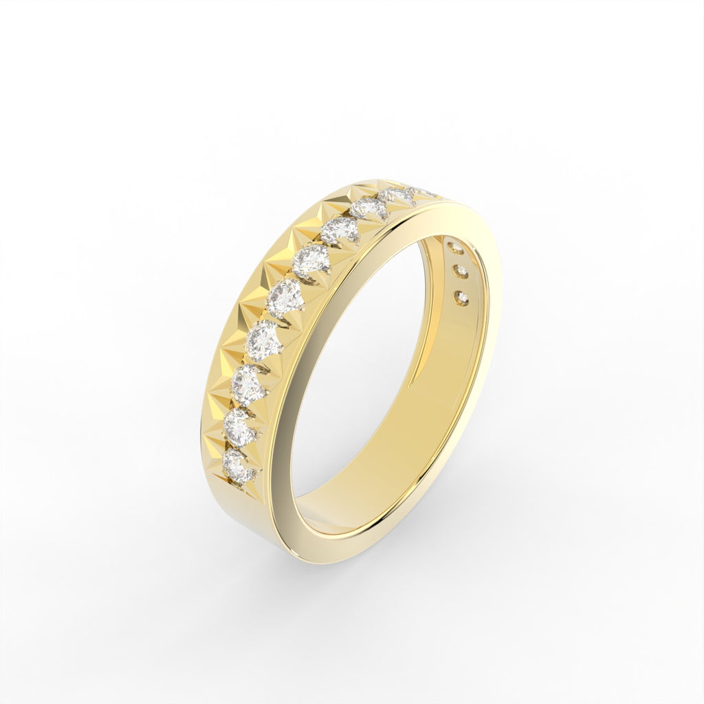 Sterling Silver Diamond Ring — IMAGE URL