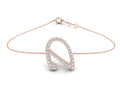 18K Alphabet Diamond Bracelet — TOP
