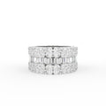 18K Bespoke Baguette Diamond Ring — TOP