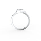 18K Bespoke Geometric Diamond Ring — FRONT