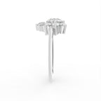 18K Bespoke Diamond Ring — SIDE