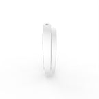 18K Round Solitaire Diamond Ring — SIDE