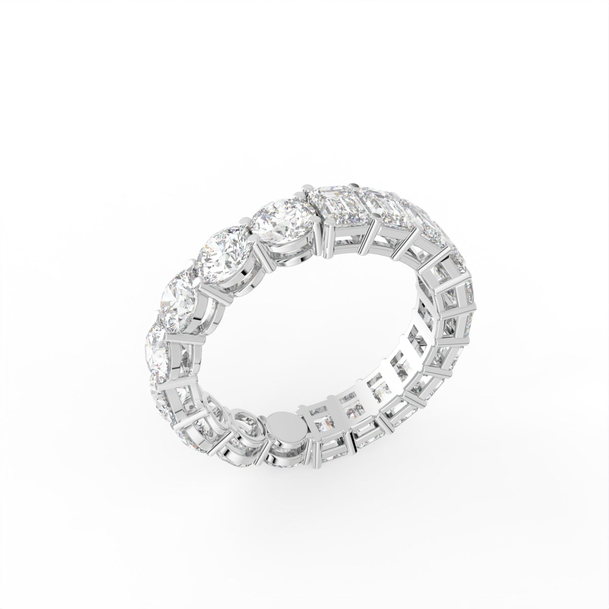 Sterling Silver Diamond Ring — IMAGE URL