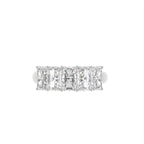 vimg:FJ3875|vimg:FJ3876|14K White Gold Eternity Emerald Diamond Ring — TOP