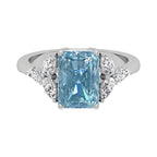 vimg:Z00249|18K Radiant Diamond Engagement Ring — TOP