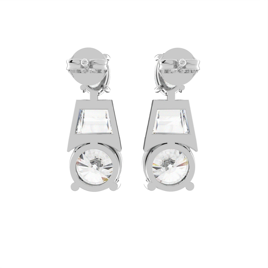 vimg:FJ7109|vimg:FJ7114|18K Diamond Drop Earrings — BACK