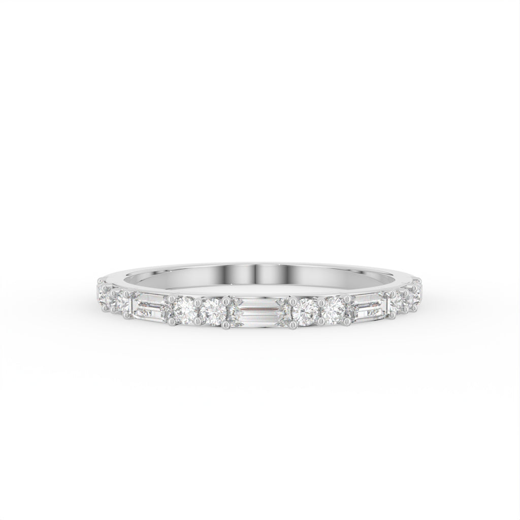 Sterling Silver Diamond Ring — TOP