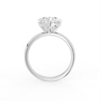 18K Solitaire Diamond Ring — FRONT