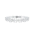 14K White Gold Marquise Diamond Bracelet — TOP