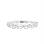 14K White Gold Marquise Diamond Bracelet — TOP