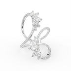 18K White Gold Bespoke Diamond Ring — TOP