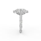 vimg:FJ6529|vimg:FJ6585|18K Solitaire Oval Diamond Ring — SIDE