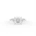 18K Bespoke Princess Diamond Ring — TOP