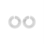 18K Baguette Diamond Bespoke Earrings — BACK