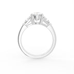 vimg:FJ6880|18K Trilogy Oval Diamond Ring — FRONT