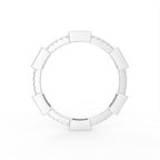 18K Eternity Baguette Diamond Ring — FRONT