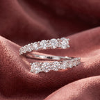 18K Bespoke Round Diamond Ring — AI cloth, in-house