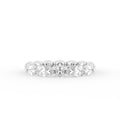 18K Oval Eternity Diamond Ring — TOP