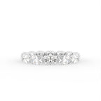 18K Oval Eternity Diamond Ring — TOP