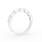 18K Yellow Gold Baguette Eternity Diamond Ring — 3D VIEW
